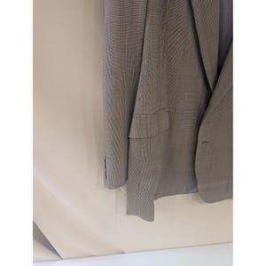 Nick Hilton Collection Mens Plaid Blazer Gray Mark Shale Sport Coat 48 L image 4