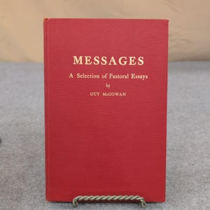 Messages A Selection of Pastoral Essays Guy McGowan Academy Books 1978 Hardcover image 2