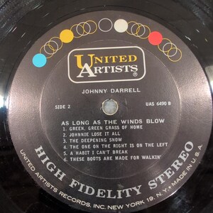 Johnny Darrell - As Long As The Winds Blow - LP de Vinil - United Artists UAS 6490 - Estéreo imagem 4