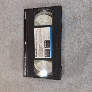 Scotch Professional VCR Head Cleaner VHS Maintenance Tape AV-105 3M Vintage Tech image 3