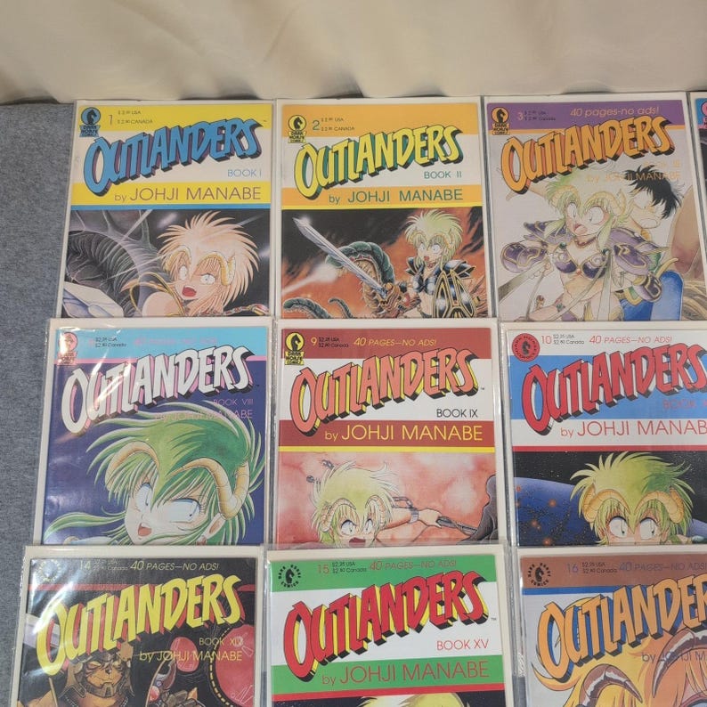 Lote de cómics manga Outlanders Dark Horse Johji Manabe Libros 1-26 Mixtos NF 22 números imagen 2