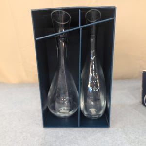 Mikasa Oenology Specific Carafe Set of 2 Wine Decanter Glass D2197 New In Box image 7