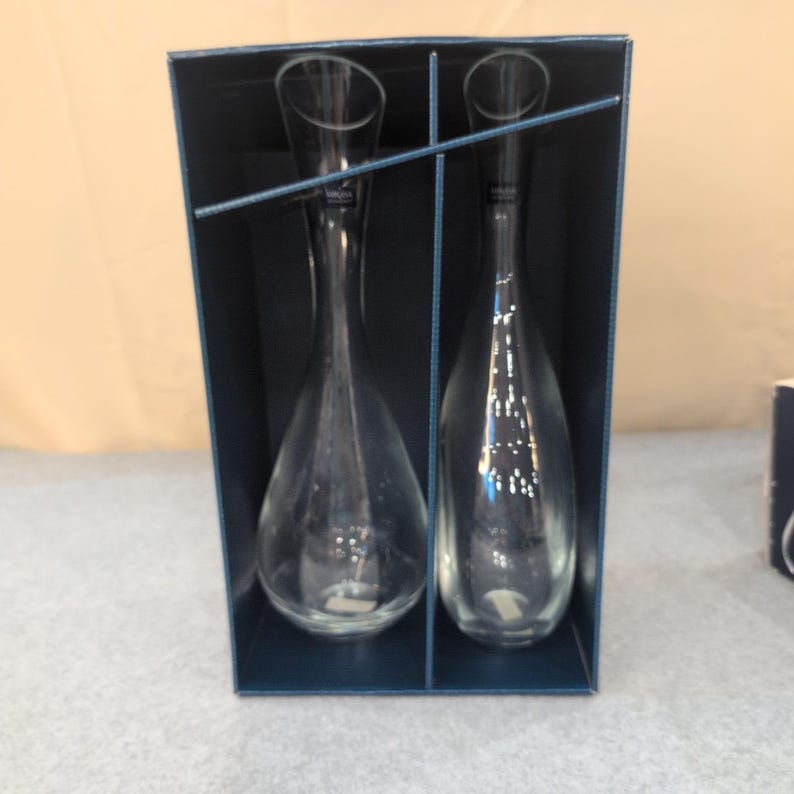 Mikasa Oenology Specific Carafe Set of 2 Wine Decanter Glass D2197 New In Box image 7
