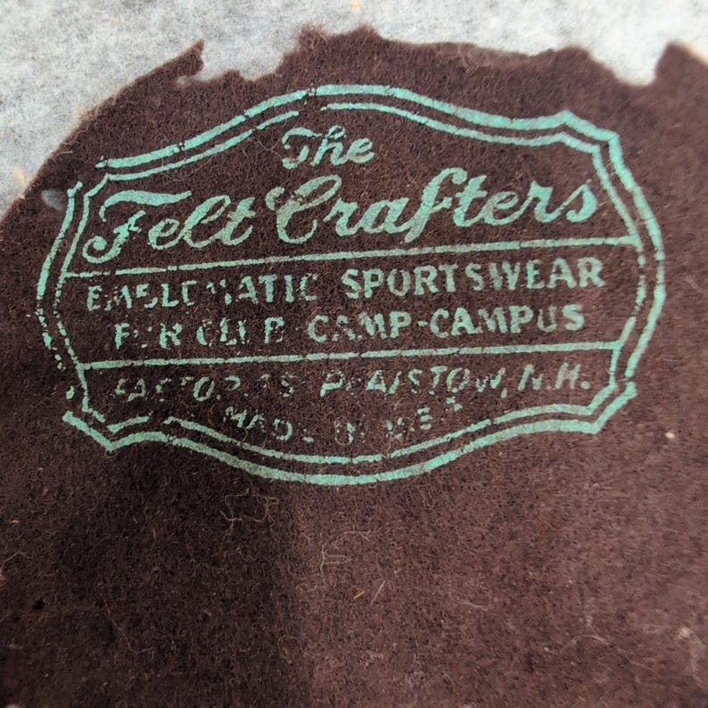 Vtg YMCA Anniston Day Camp Honor Camper Felt Patch The Felt Crafters Alabama image 3