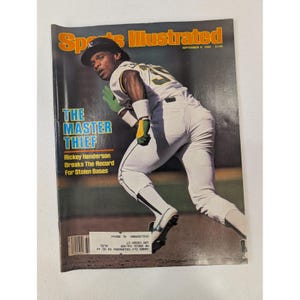 Sports Illustrated September 6 1982 Rickey Henderson Oakland A&#39;s Baseball