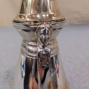Antique Rogers Smith & Co Silver Plate Syrup Pitcher Figural 187 Meriden CT 1873 image 3