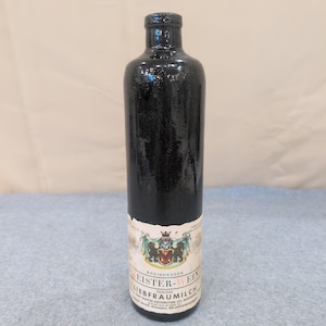 Bouteille de vin en grès du Rhin Meister Wein Liebfraumilch, Allemagne, années 60 image 1