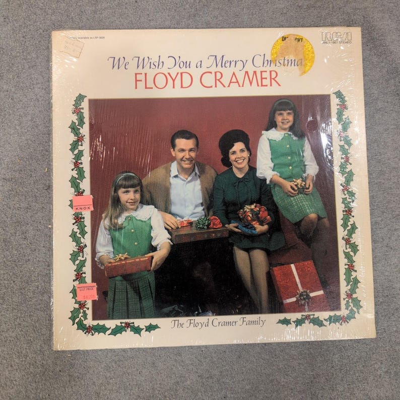 Floyd Cramer We Wish You a Merry Christmas Vinyl LP RCA ANL1-1951 Stereo Record image 1