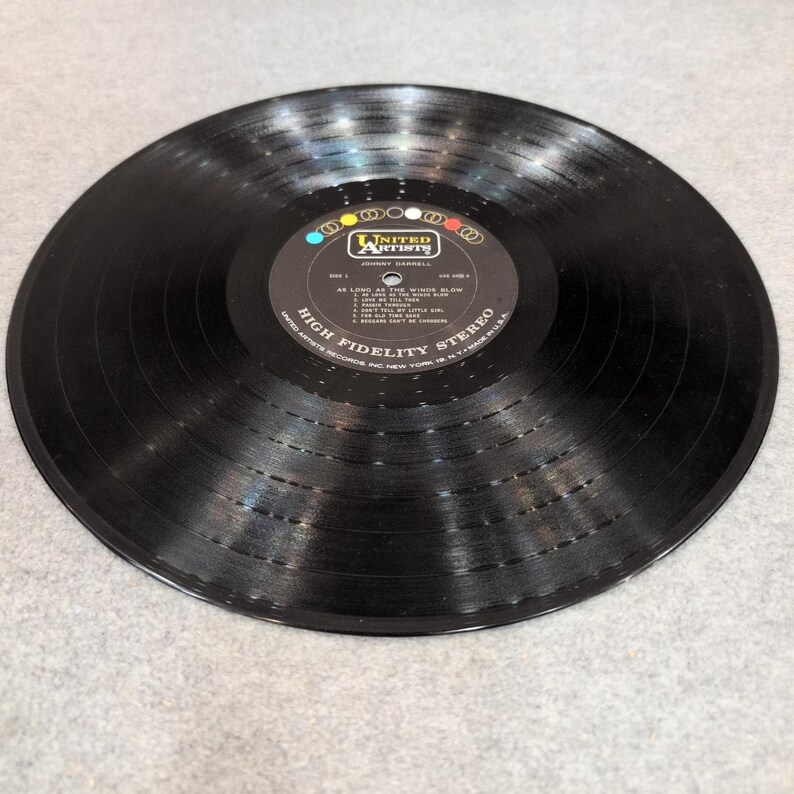 Johnny Darrell - As Long As The Winds Blow - LP de Vinil - United Artists UAS 6490 - Estéreo imagem 5