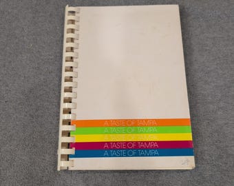 A Taste of Tampa Junior League Cookbook 1978 First Printing Florida Recipes