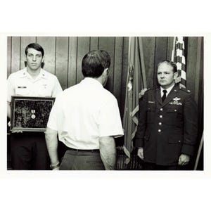 Vintage 1970s-80s USAF Maxwell AFB Swearing-In Ceremony Photo Lot of 3 image 3
