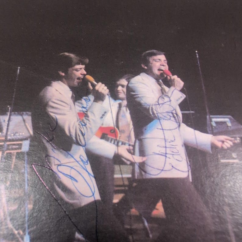 The Inspirations A Night of Inspiration Live Signed Vinyl LP Canaan CAS-9803-LP image 3
