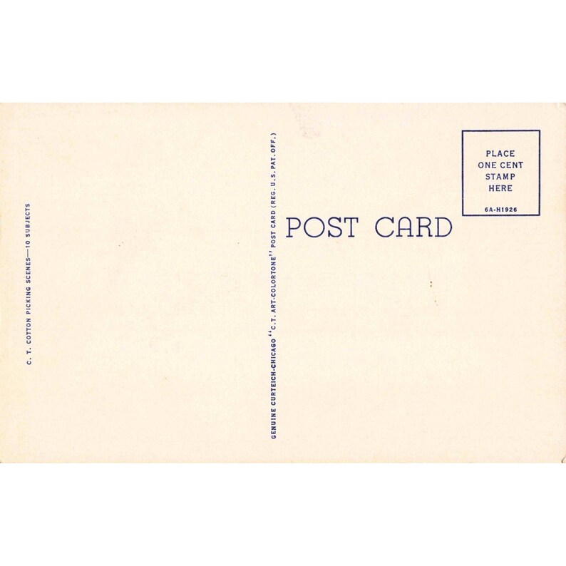 Vtg Pocahontas Arkansas Linen Postcard Cotton Bales Shipment Curteich S-538 image 2
