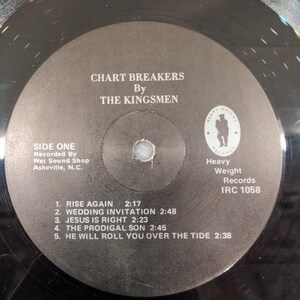 Vinyle LP Gospel Heavy Weight The Kingsmen Chartbreakers Vol III IRC 1058 image 3