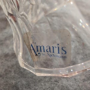 Amaris by Nachtmann Kryształowy dzwonek obiadowy Ruby Red Bird Topper Niemcy Szkło zdjęcie 3