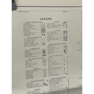 Mappa stradale generale della contea di Coosa, Alabama, VTG 1974, 25" x 18" Goodwater Kellyton immagine 3