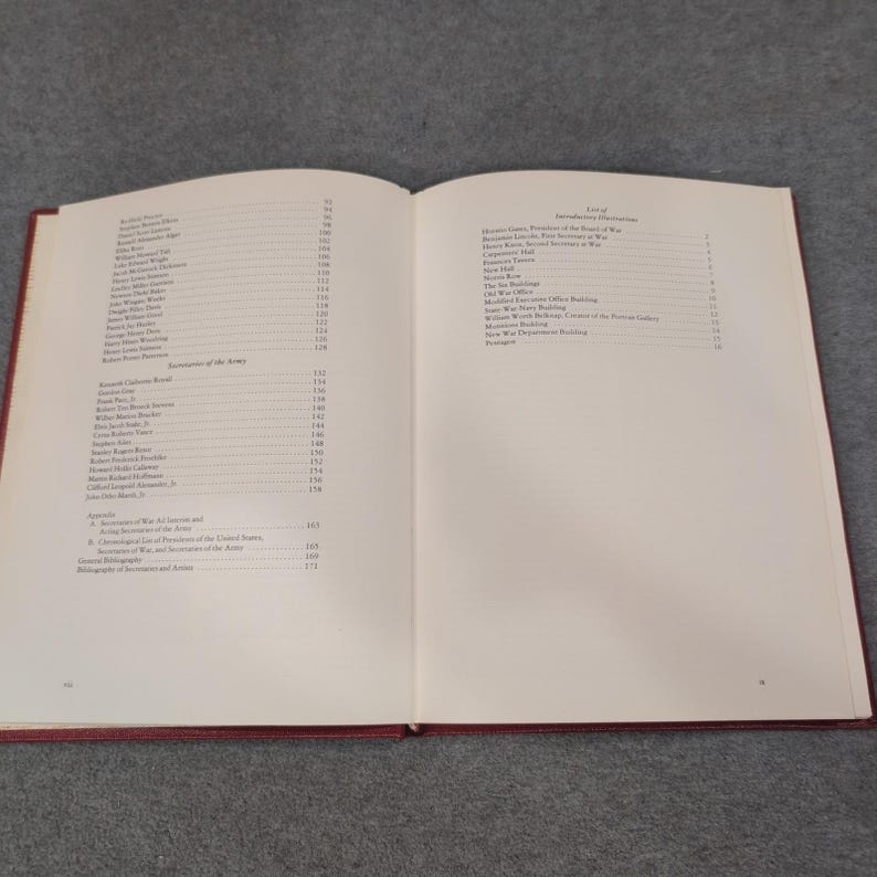 Secretaries of War and Secretaries of the Army William Gardner Bell 1982 VG image 6