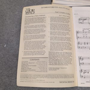 The Choir Herald September October 1995 Church Music Magazine Lot of 9 image 2