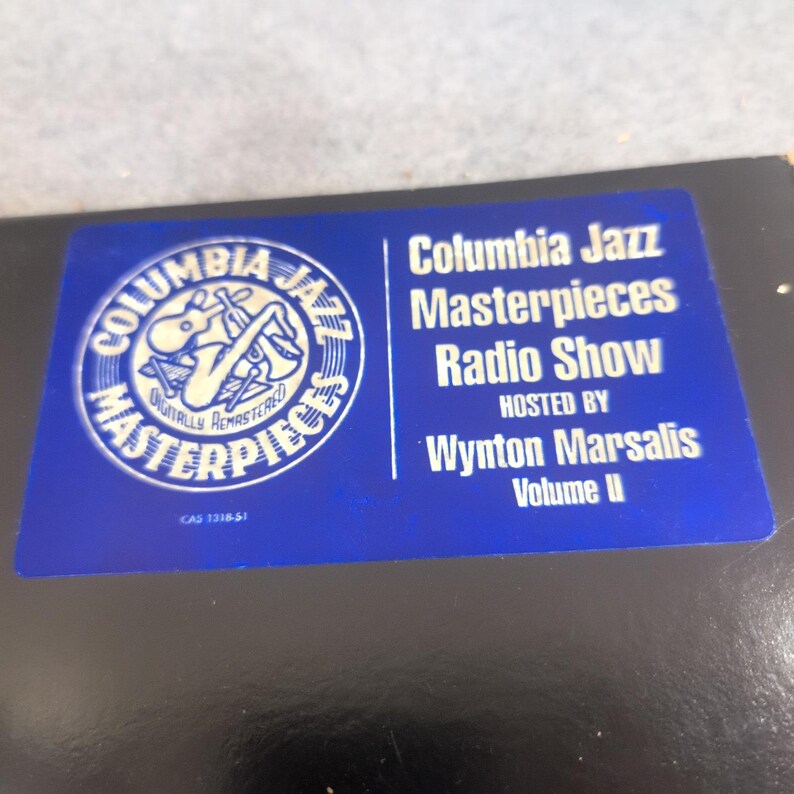 Columbia Jazz Masterpieces Radio Show Vol II Wynton Marsalis Vinyl LP CAS 1318 image 2