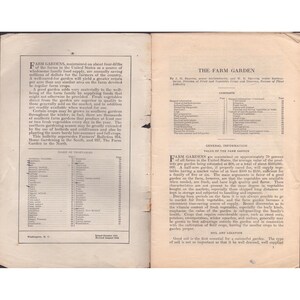 Boletín agrícola del USDA n.° 1673, edición de 1936, titulado "The Farm Garden". imagen 3