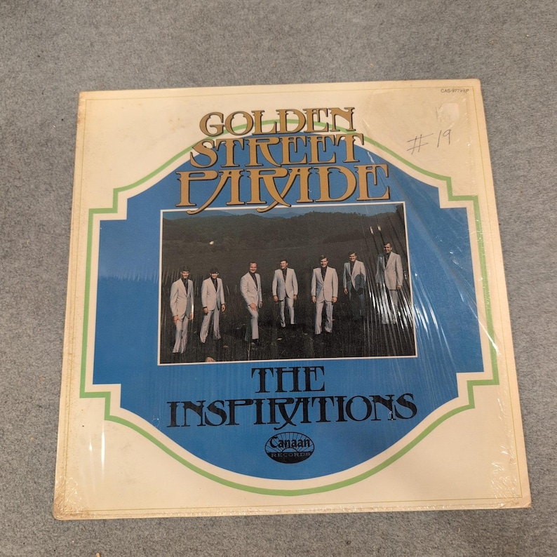 The Inspirations Golden Street Parade Vinyl LP Canaan Records CAS-9779-LP Gospel image 1