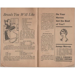 Vintage Lydia E Pinkham Favorite Recipes Booklet Medicine Advertising 1930s NRA image 4