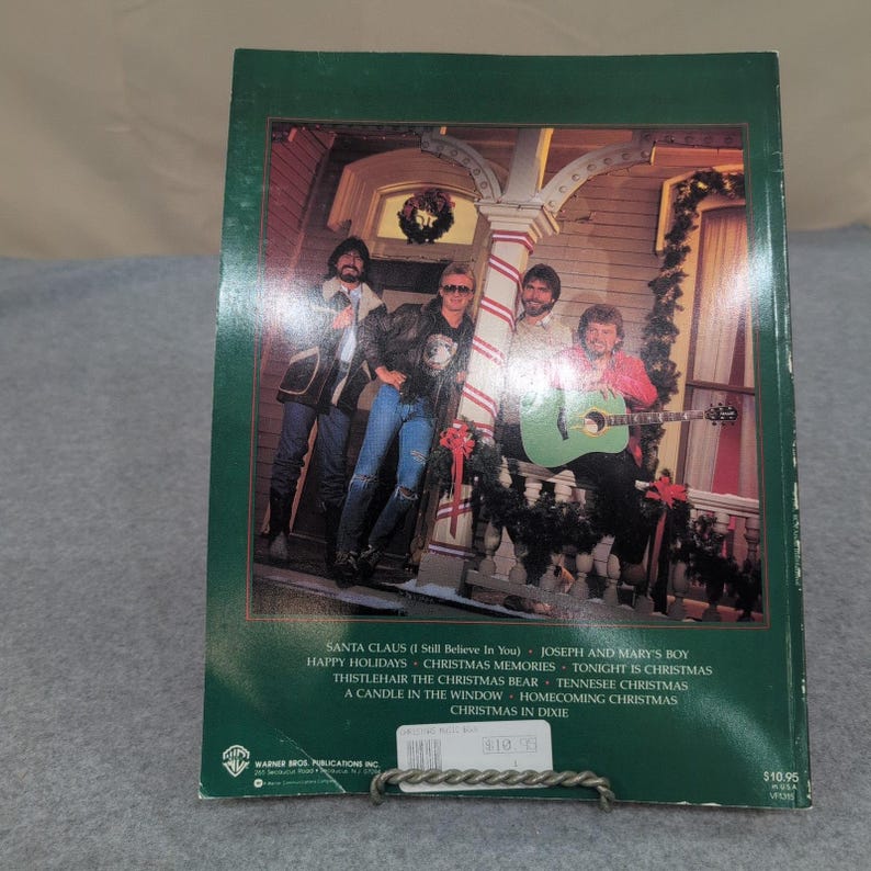 Alabama Christmas Bladmuziek Songbook Piano Zang Gitaar Warner Bros 1986 afbeelding 2