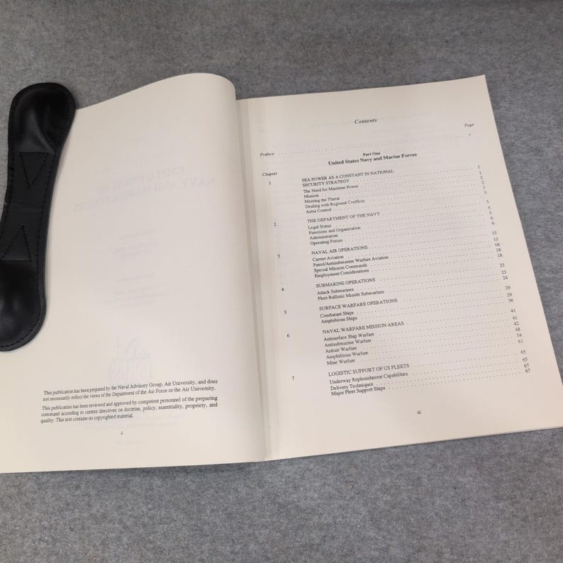 Employment of Navy and Marine Forces AU-16 Air University Press 1990 Book image 3