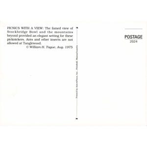 William H Tague, juego de 15 postales, Berkshires, Tanglewood, Leonard Bernstein, Naturaleza imagen 14