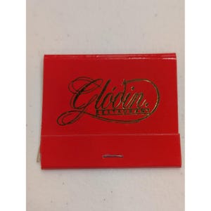 Vintage Globin Restaurant Luciferboekje Souvenir Keflavik IJsland Collectible afbeelding 1