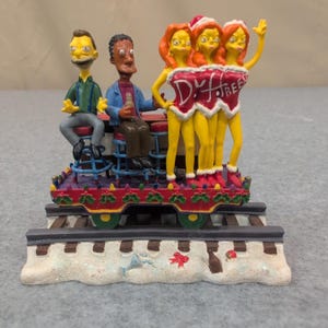 The Simpsons Christmas Express Duffin Thru A Winter Wonderland Moe's Tavern image 1