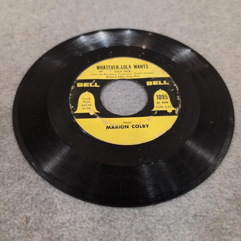 Marion Colby Whatever Lola Wants Heart Damn Yankees Bell 1095 45 RPM Vinyl image 3
