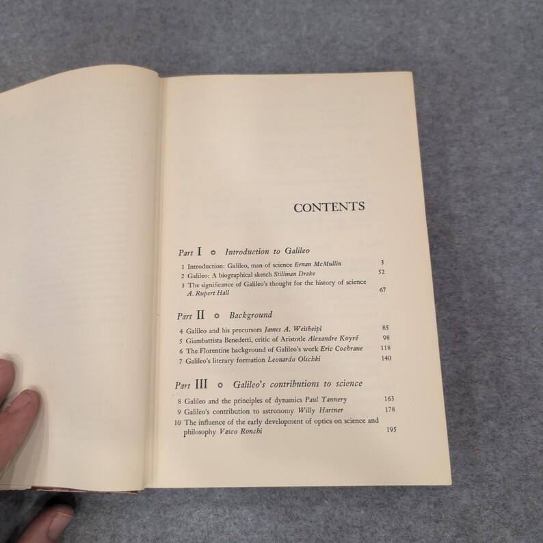 Galileo Man of Science Ernan McMullin 1967 Hardcover Book with Dust Jacket image 6