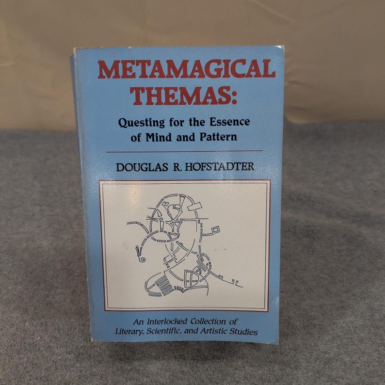 Metamagical Themas Douglas Hofstadter 1st Edition 1985 Mind and Pattern Book image 1