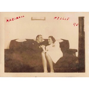 Vintage 1943-45 Personal Photo Lot of 5 - People from Eufaula, Alabama image 5