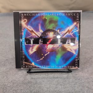 Tesla Mechanical Resonance CD Geffen 1986 Hard Rock Heavy Metal Album VG+ image 1