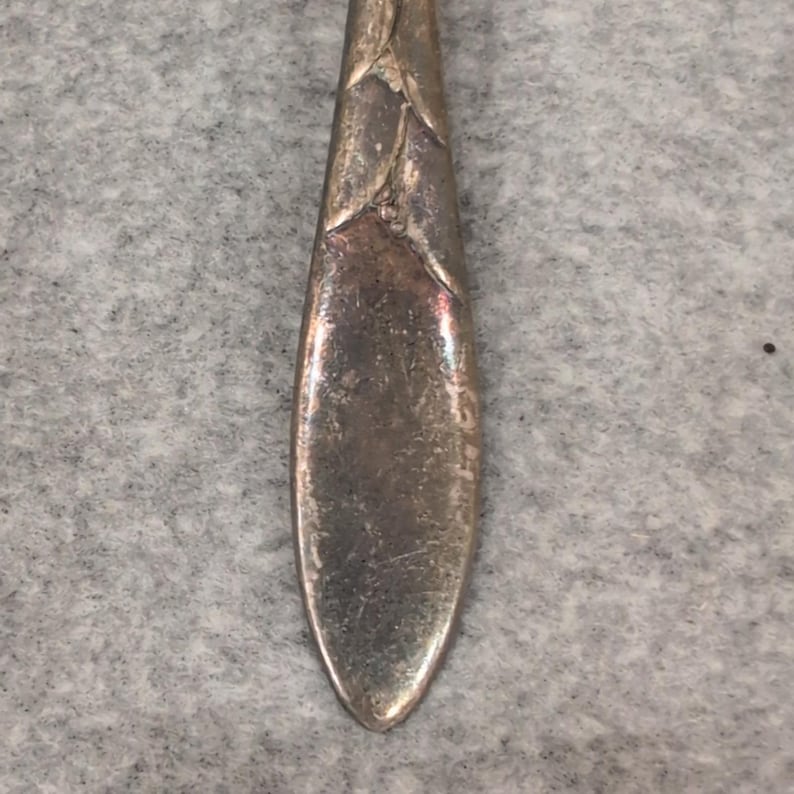 Community Plate Silverware Set 2 Spoons 1 Fork Vintage Floral Engraved Flatware image 2