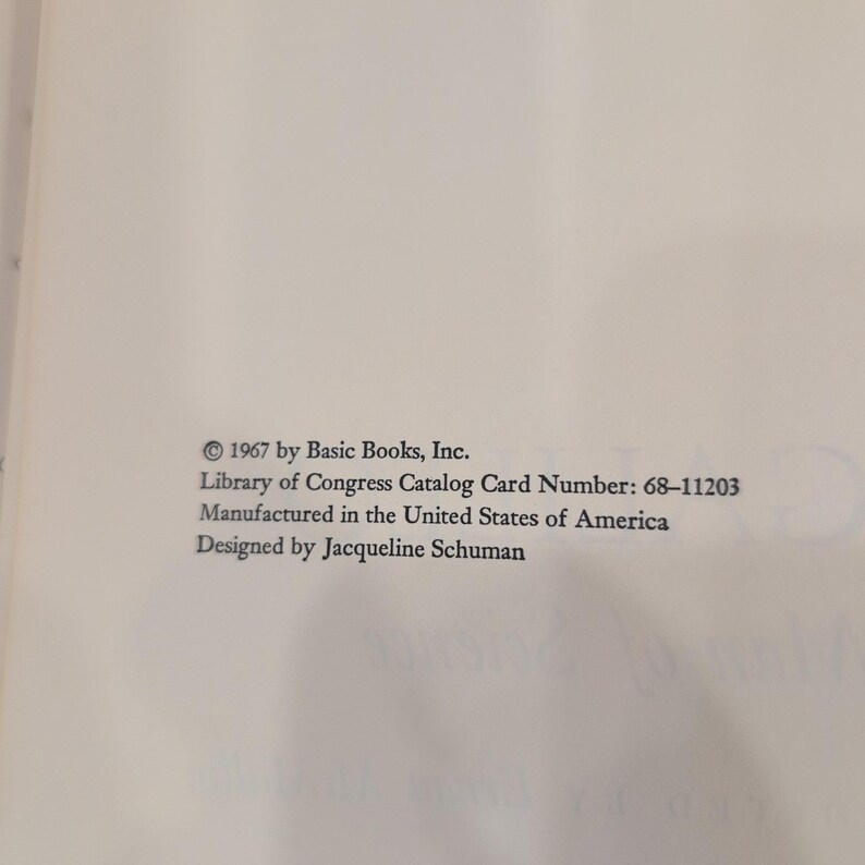 Galileo Man of Science Ernan McMullin 1967 Hardcover Book with Dust Jacket image 5