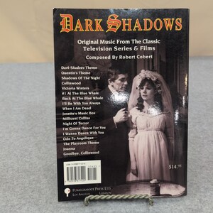Dark Shadows Muziekboek Robert Cobert TV-serie Bladmuziek film 1996 Eerste prt afbeelding 2
