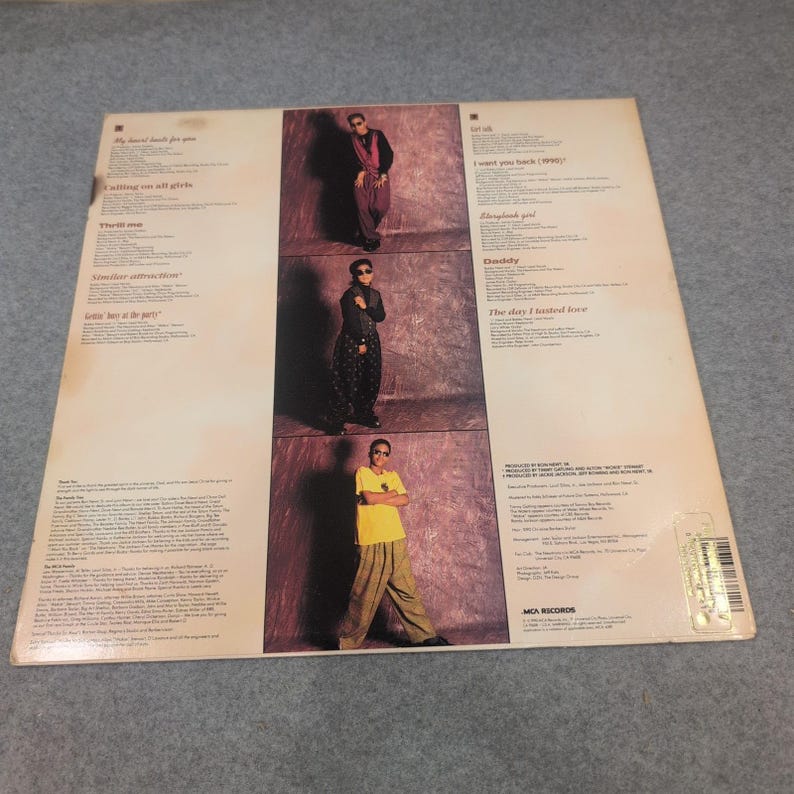The Newtrons Selbstbetiteltes Vinyl LP Album 1990 MCA-6381 New Jack Swing Promo VG + Bild 3