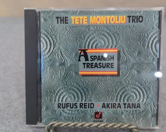 Trío Tete Montoliu Un tesoro español CD 1992 Concord Jazz Rufus Reid Akira Tana