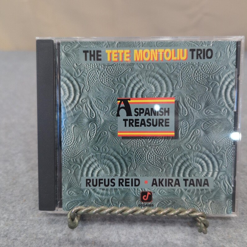 Tete Montoliu Trio A Spanish Treasure-cd 1992 Concord Jazz Rufus Reid Akira Tana afbeelding 1