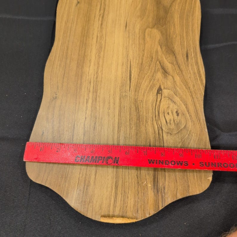 Vintage Ten Commandments Wood Metal Wall Plaque Religious Christian Home Decor image 6