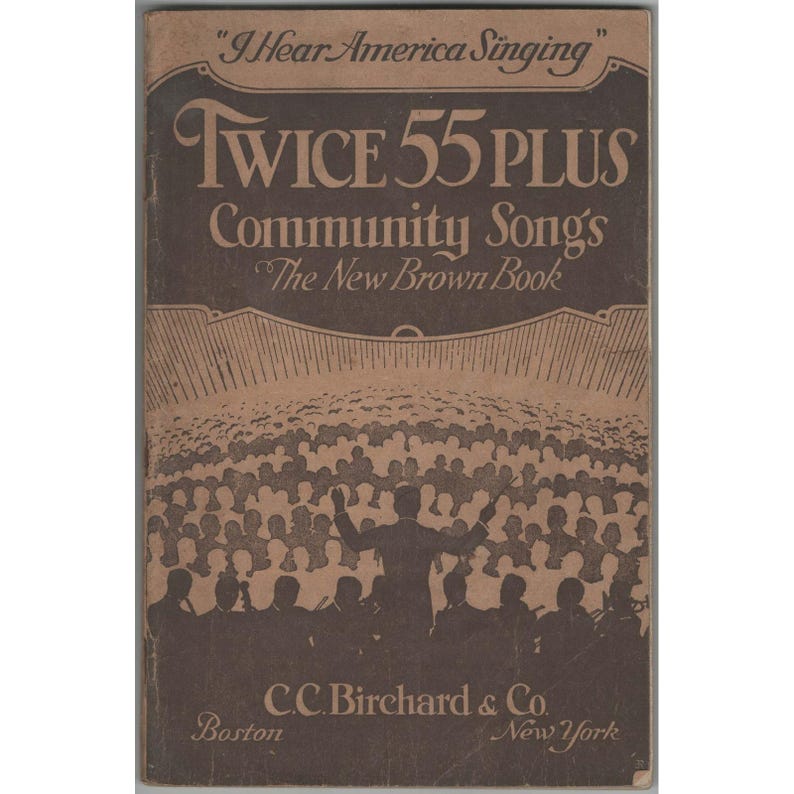Deux fois 55 ans et plus - Chansons de la communauté - Le nouveau livre brun - Édition vocale CC Birchard image 1