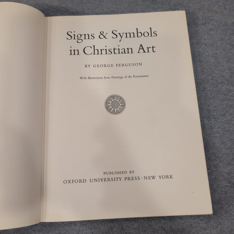 Signs and Symbols in Christian Art George Ferguson Oxford University Press 1959 image 2