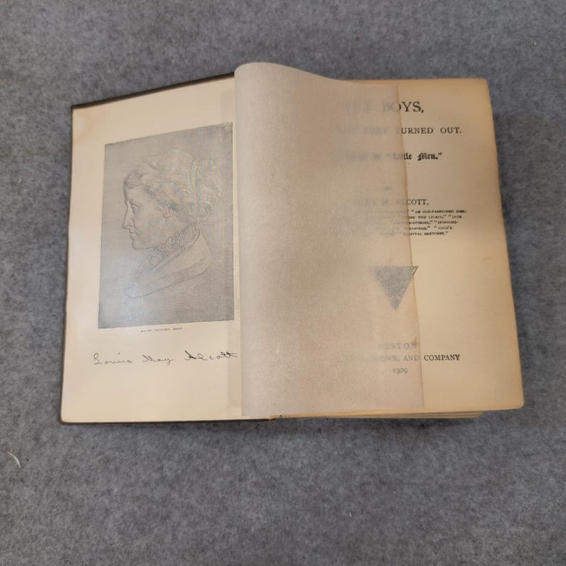 VTG 1886 Jo's Boys and How They Turned Out Louisa M Alcott Book Hardcover 1886 image 4