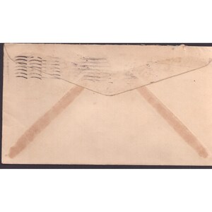 Vintage 1940 Leo A Simon Jeweler Vincennes Indiana Advertising Envelope Postmark image 2