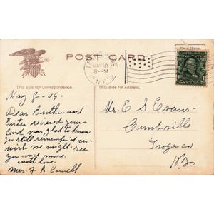 Cartolina vintage del 1909 del Campidoglio di Providence, Rhode Island, con timbro postale VG- immagine 2