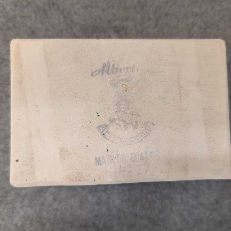 VTG 1978 Alberta's Molds Inc Ceramic Sleigh with Mice & Tree Casting Mold A-127 image 4