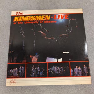 The Kingsmen Live at The University of Alabama Vinyl LP Heart Warming R3816 1983 image 1
